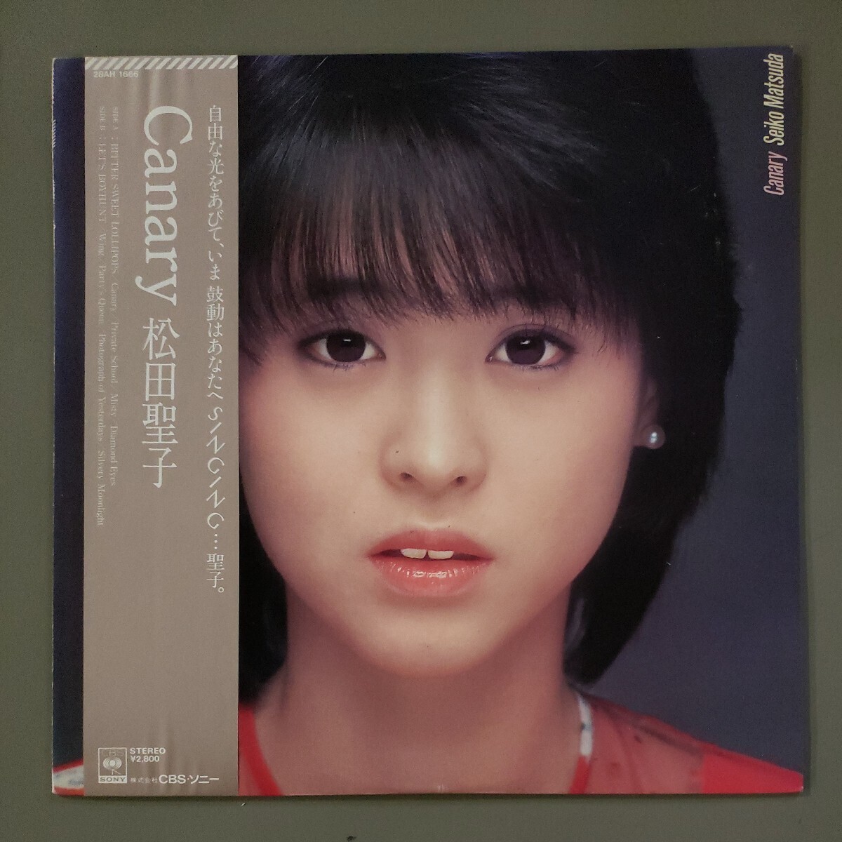 中古レコードアルバム Canary ／ 松田聖子 帯付（松田聖子