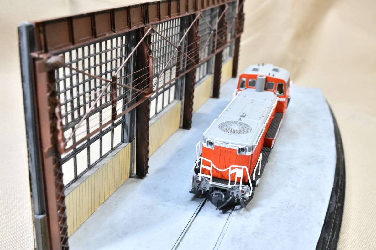 HOゲージジオラマ 整備工場 車庫 展示用 鉄道模型 329 （PDF
