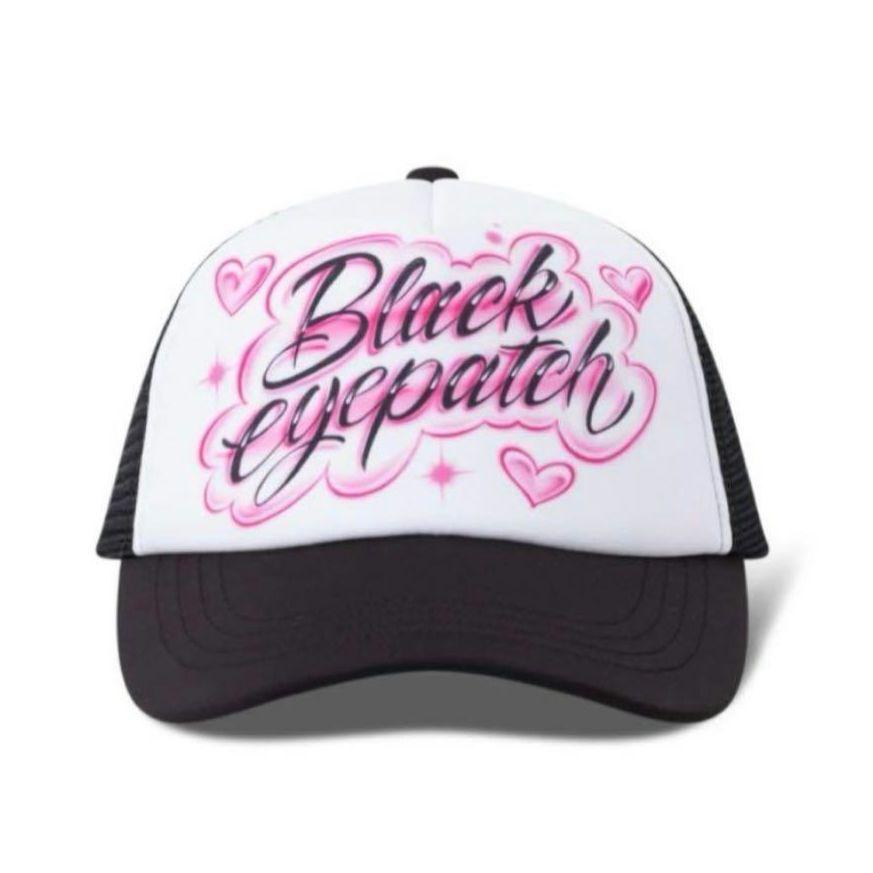 black eye patch メッシュキャップ　ピンク black eye patch ブラックアイパッチ ピンクメッシュキャップ