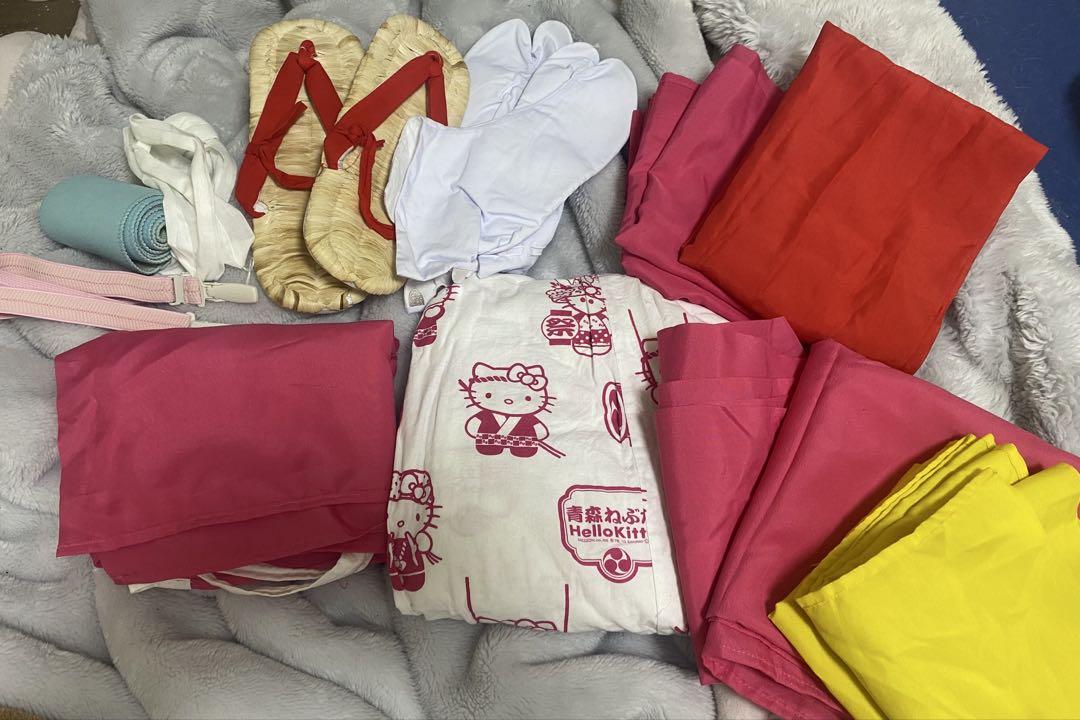 青森 ねぶた 跳人 衣装 正装 浴衣 フルセット キティちゃん 限定 青森 ねぶた 跳人 衣装 正装 浴衣 フルセット キティちゃん 限定
