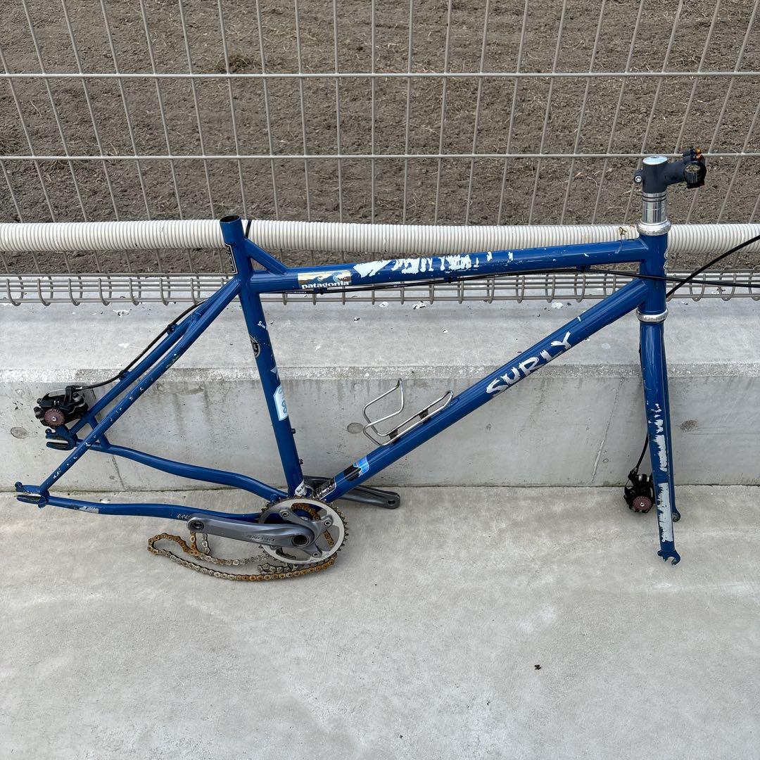 surly 1x1 比べよ フレーム(クリスキング ヘッドパーツ BB付属)
