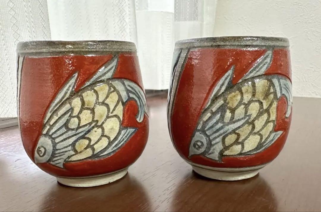 小橋川清正 作 壺屋焼 赤絵魚文徳利 Amazon.co.jp: 清正陶器 壺屋窯 沖縄 赤絵魚紋 やちむん 小橋川