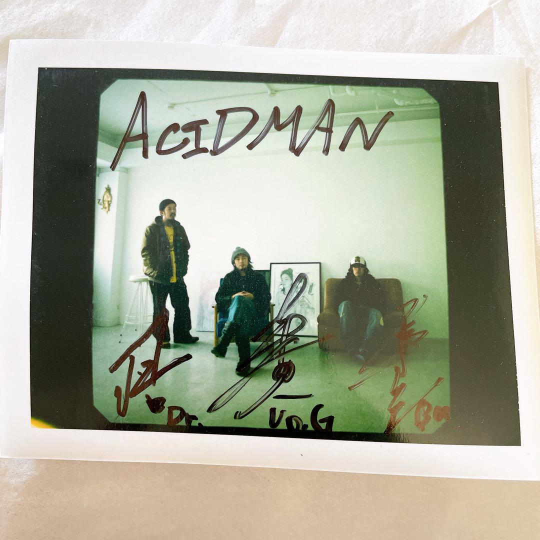 ACIDMAN 直筆サイン入り ポラロイド写真 （ASTRO チャウヌ