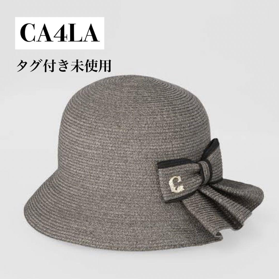 新品未使用 CA4LA BETTY2 リボン タック ハット 新品未使用 CA4LA BETTY2 仕掛ける リボン タック ハット