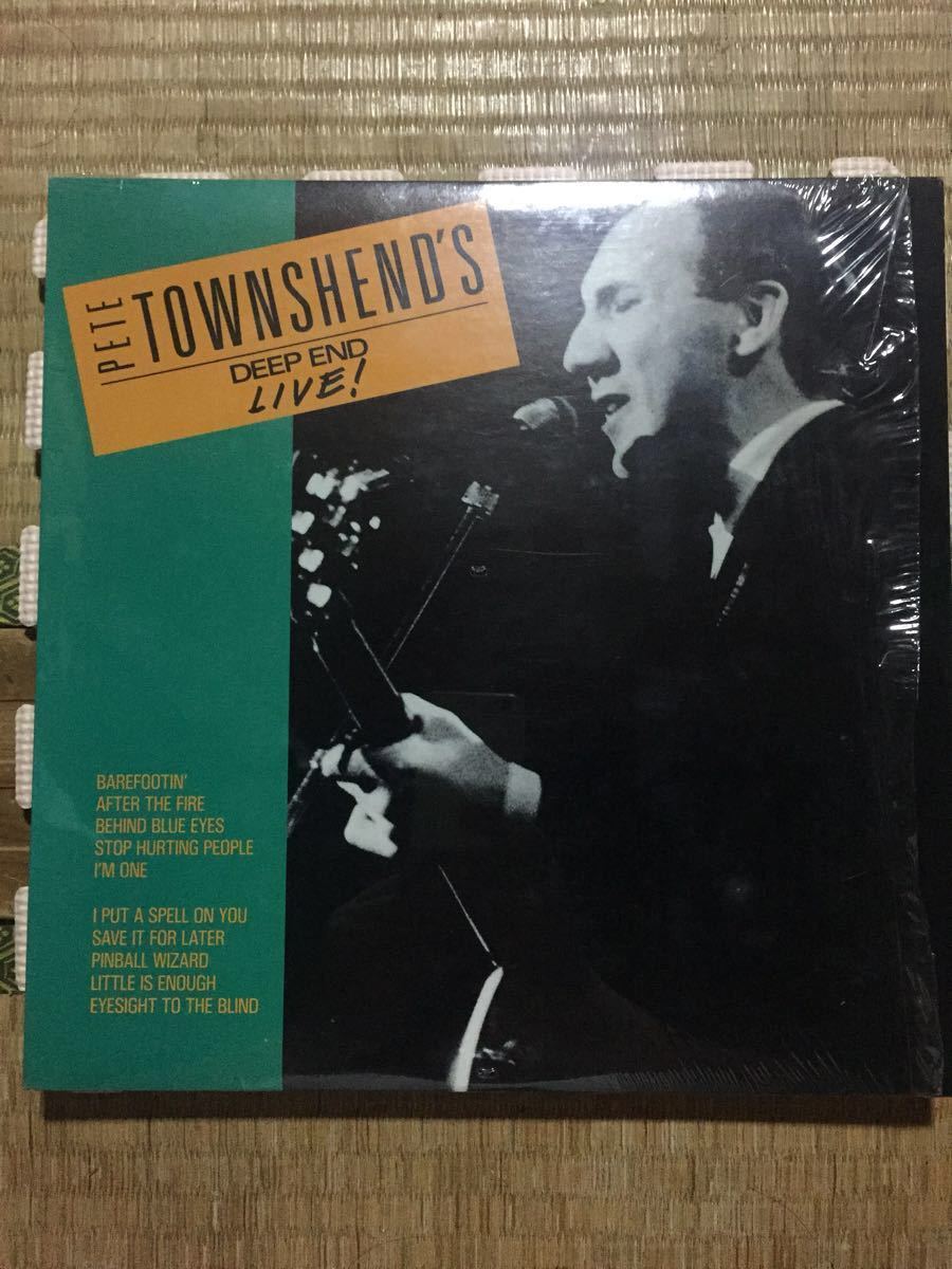 Pete Townshend Pete Townshend's Deep End Live! USA盤レコード