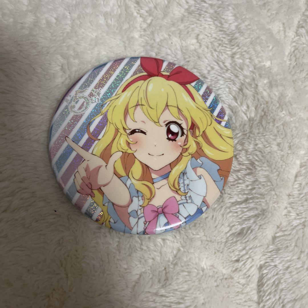 アイカツ5thフェス グリッター缶バッジ 星宮いちご （Amazon.co