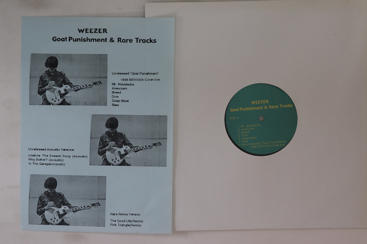 国不明LP Weezer Goat Punishment &amp; Rare Tracks NONE NOT ON LABEL /00260 国不明LP Weezer Goat Punishment & Rare Tracks NONE NOT ON