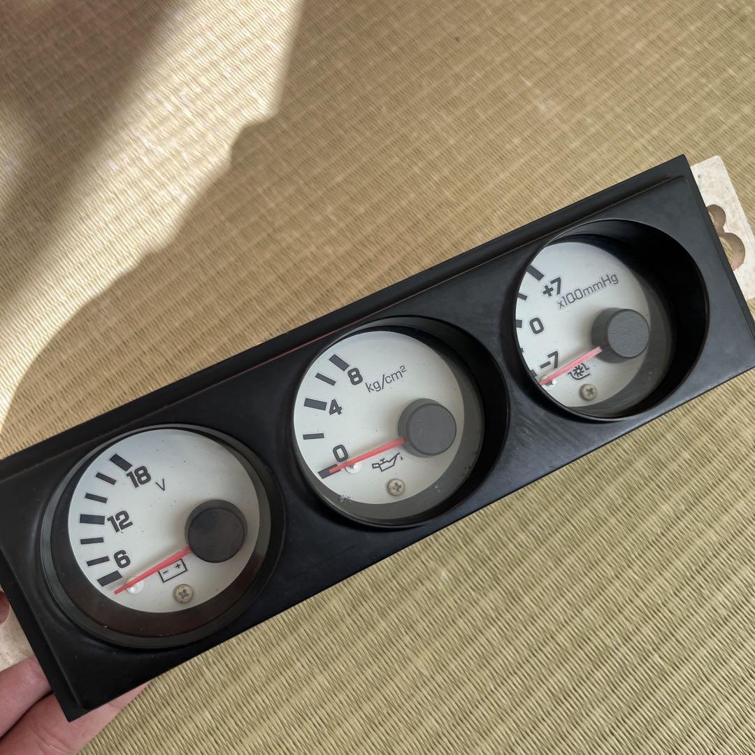 Central20 三連メーター ダッシュボードマウント　s14シルビア 3連メーター埋め込み（日産 シルビア・S14）by かぴ＠のりもの