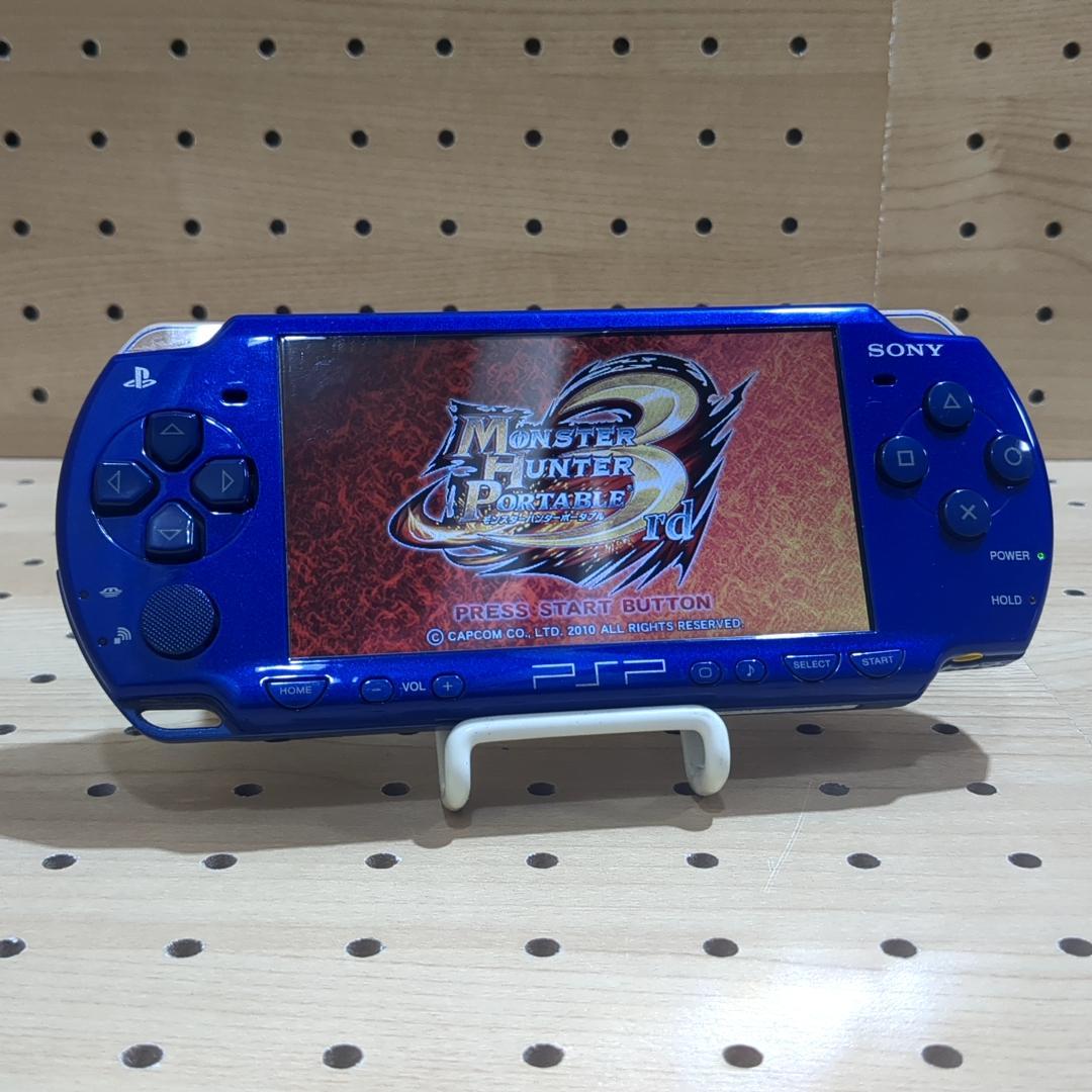 動作品 / 点検・整備済み psp2000 本体 メタリック・ブルー