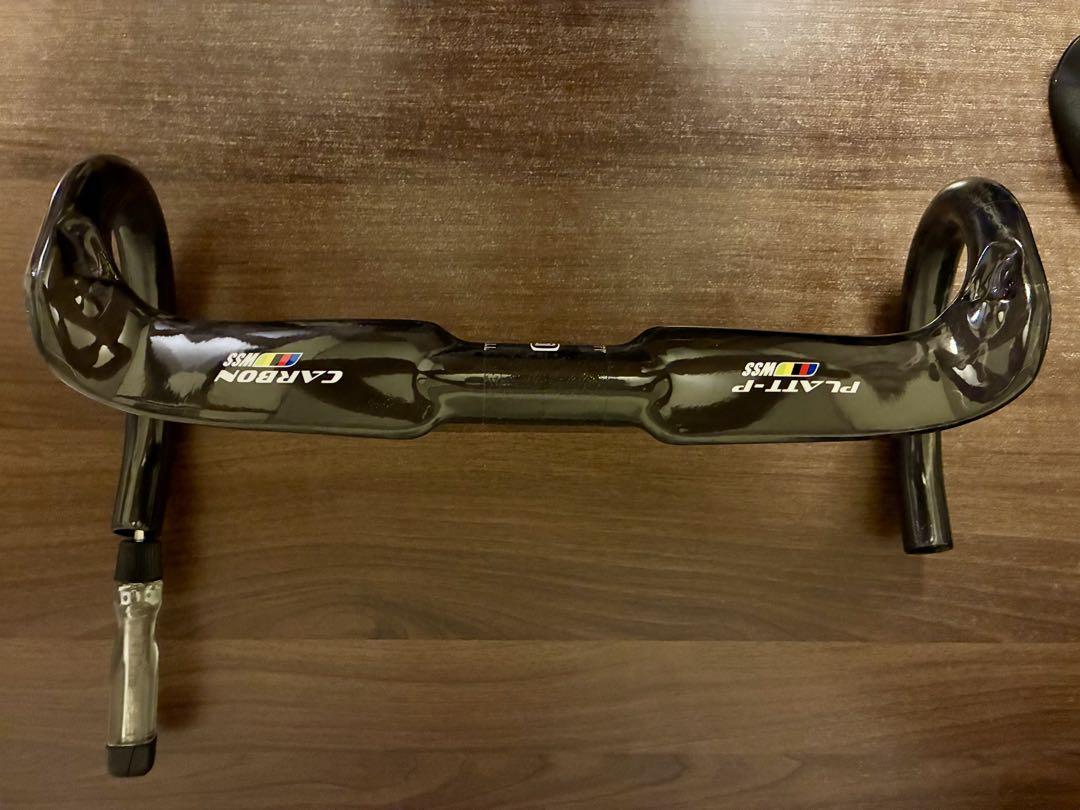 platt-p カーボン　エアロハンドル　ドロップハンドル　400mm Amazon.co.jp: 自転車 platt-p カーボン エアロハンドル