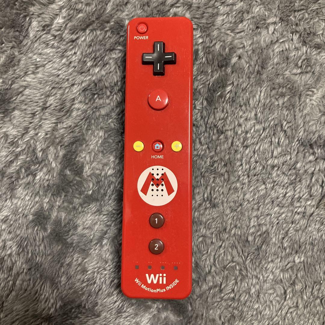 Wii リモコン プラス (マリオカラー)（wiiリモコンプラス ピンク