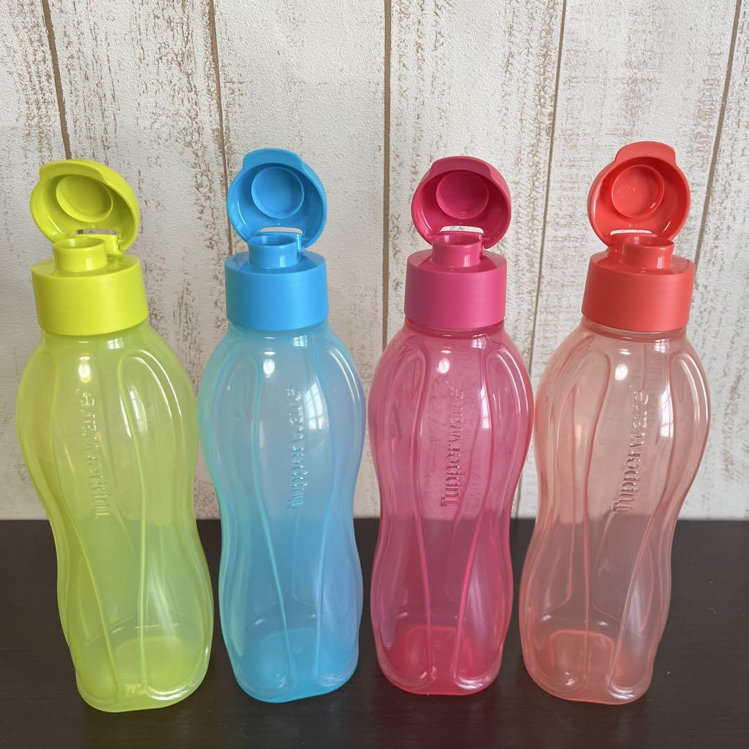 新品未使用 タッパーウェア エコボトル750mL 4本セット（新品未
