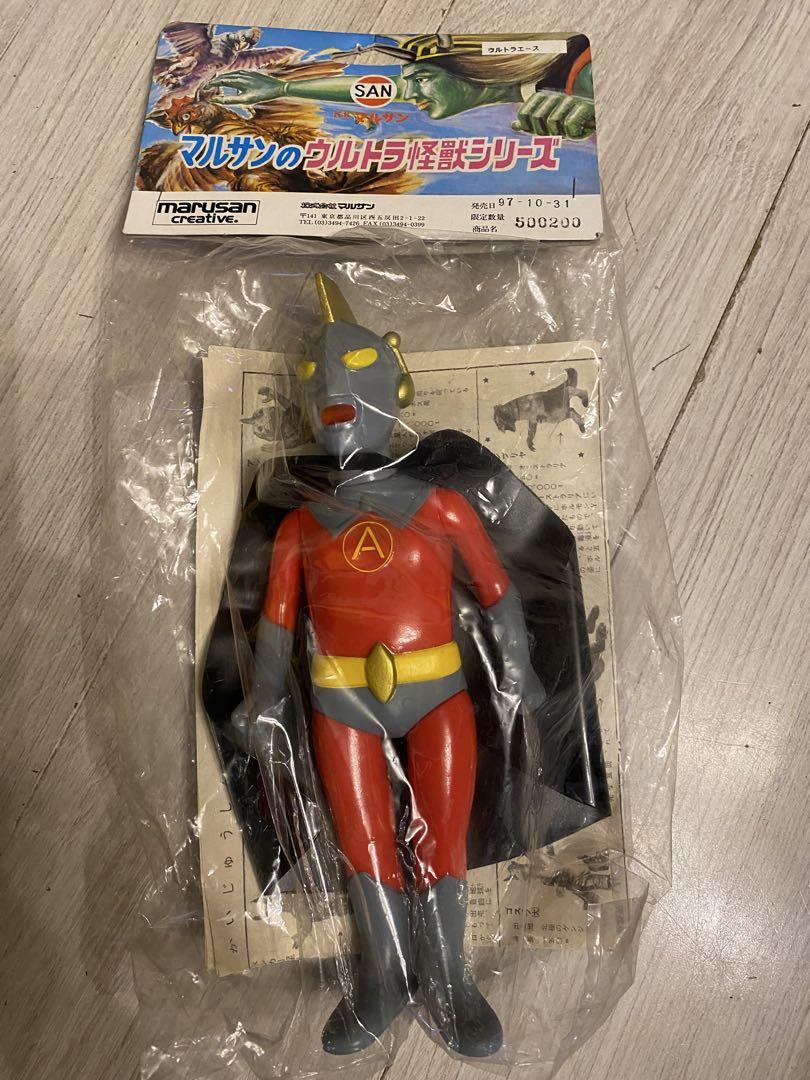 極美品 当時物 ブルマァク ウルトラマンエース 面取れ ソフビ マルサン 極美品 当時物 ブルマァク ウルトラマンエース 面取れ ソフビ