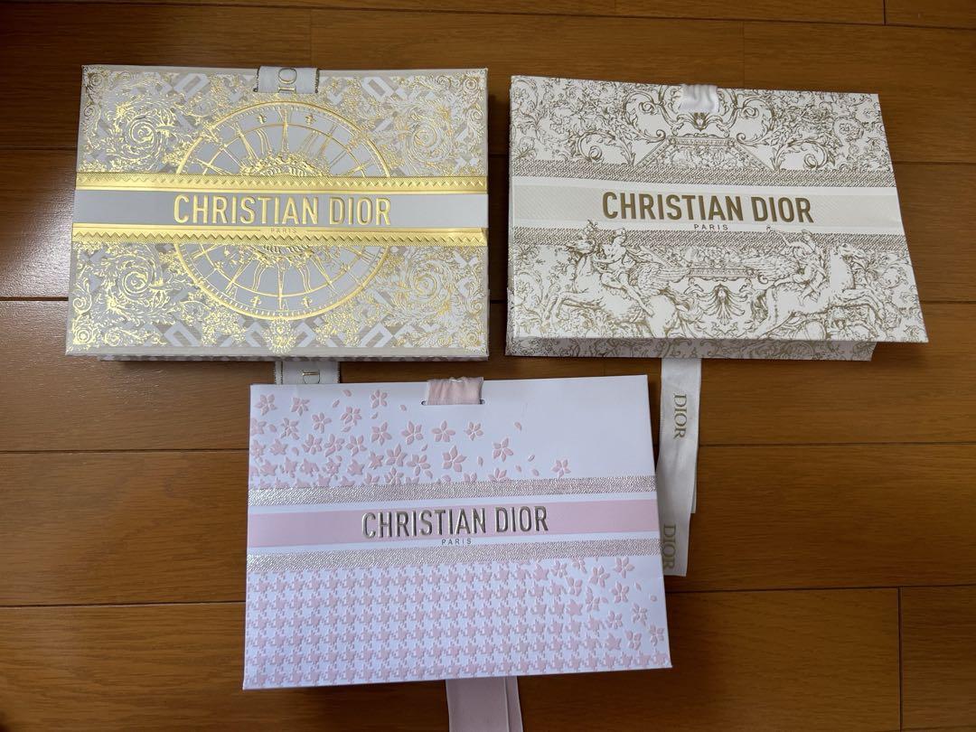新品・未開封 豪華ギフトラッピングver Dior ビューティーセット Diorラッピング 3点セット （Dior - Dior ギフトラッピング