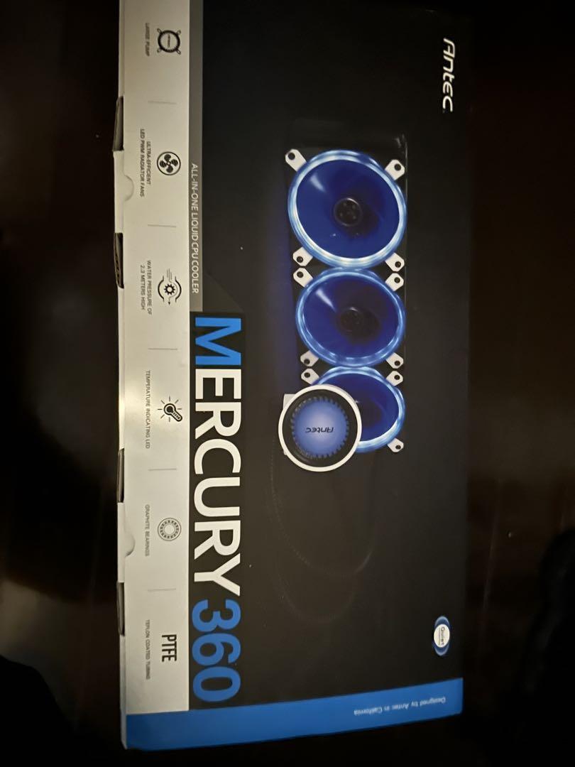 Antec MERCURY 360 / 簡易水冷 CPUクーラー 中古動作品 Amazon | Antec Mercury CPUクーラー (394x119x27mm) AMD Ryzen
