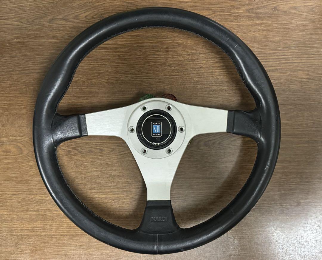 美品】NARDI ガラ3（ナルディ NARDI ガラ3 GARA3 ブラックレザー