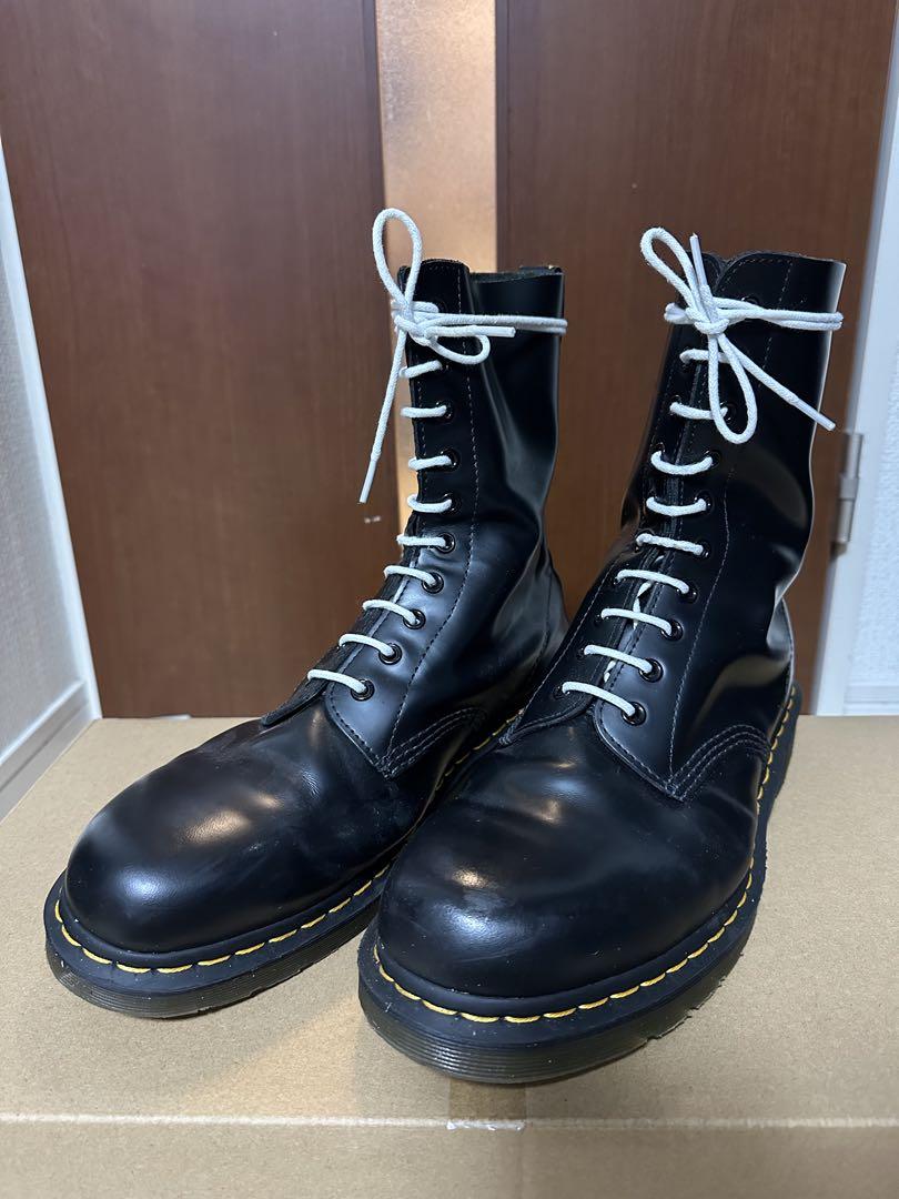 ドクターマーチン 10ホール レースアップブーツ C140 Dr Martens☆AUDRICK 10 ホール ブーツ☆厚底☆兼用 (Dr.Martens