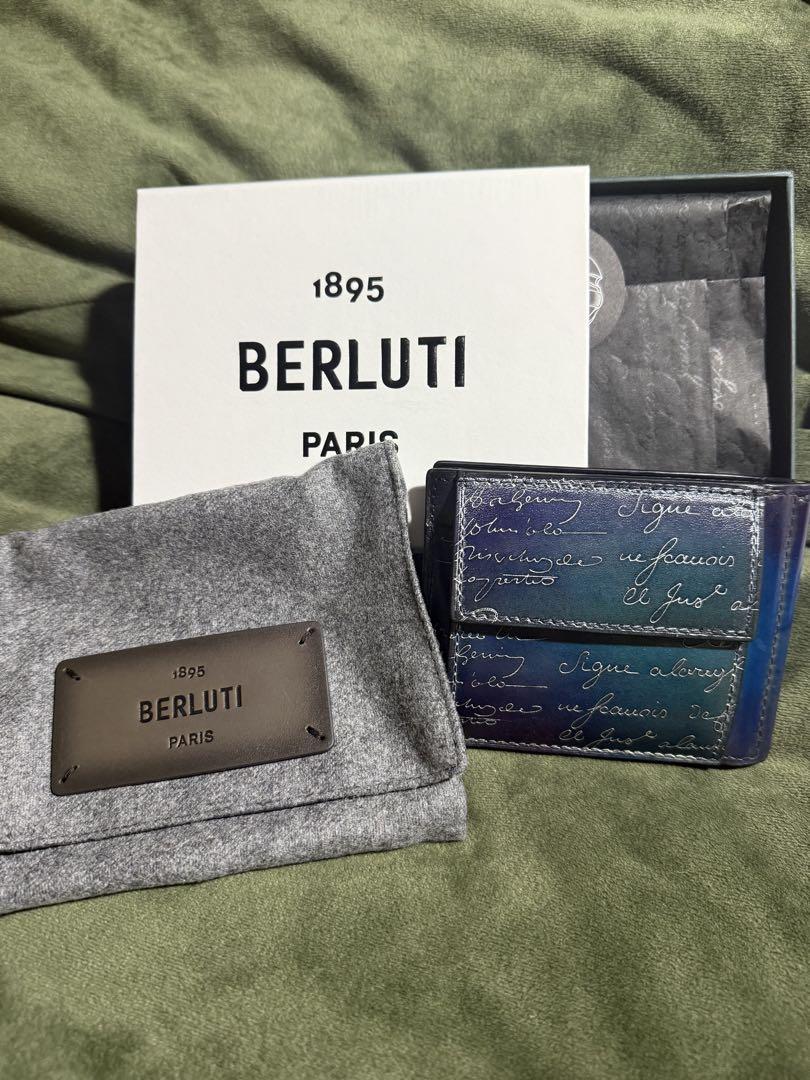 衝撃の激安コスパ・掘り出し物も Berluti 二つ折り財布 グラデーションレザー （超爆安 楽天市場 小物