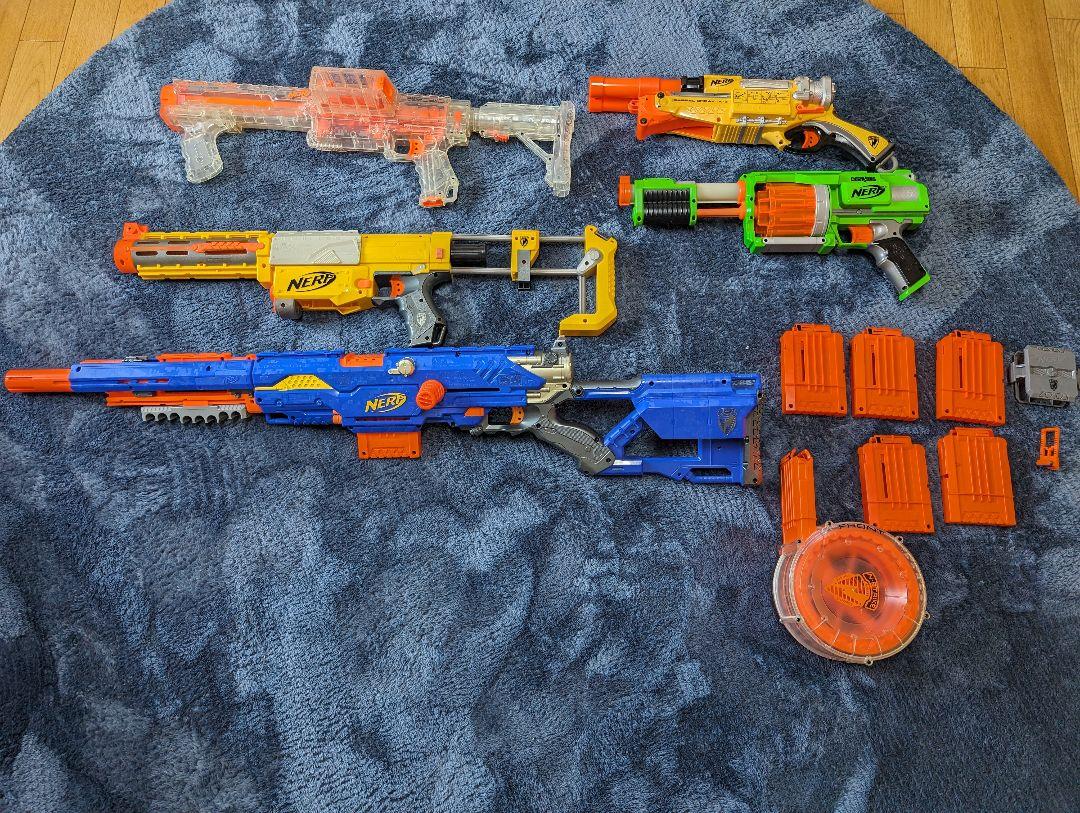 NERF ナーフ まとめ売り ロングストライク スナイパーショット メガナーフ NERF ナーフ まとめ売り ロングストライク スナイパーショット