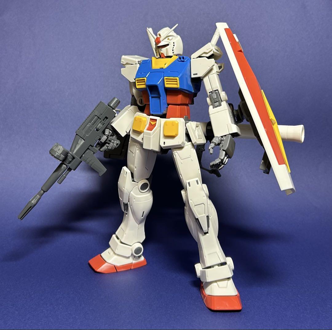 MG 1/100 RX-78-02 ガンダム(ORIGIN版)素組完成品（ガンプラ】MG