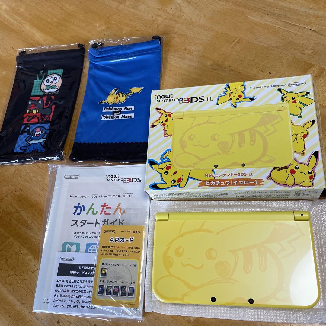 Newニンテンドー3DS LL ピカチュウ イエロー （ポケモンセンター