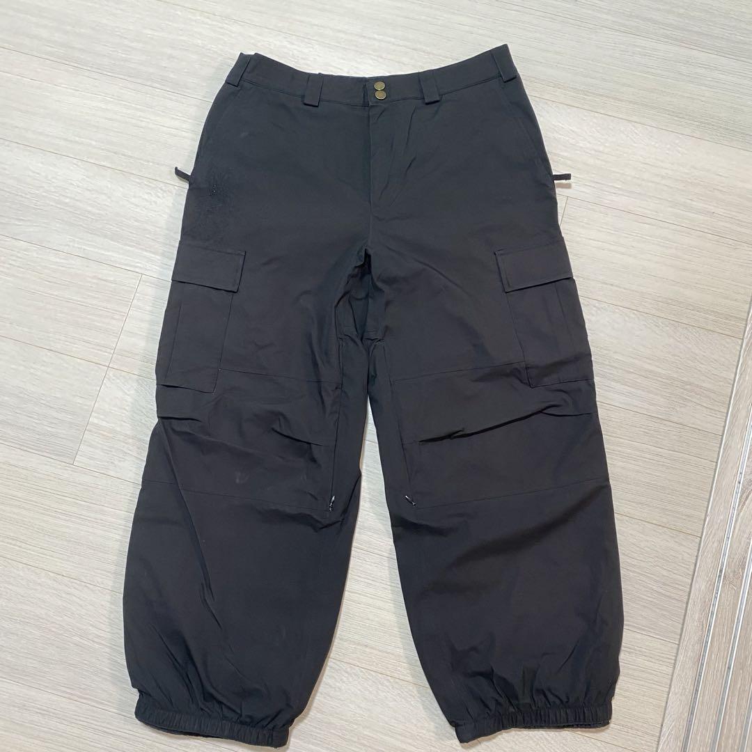 ROMESDS BAGGY CARGO PANTS BLACK Lサイズ（ローム バギー