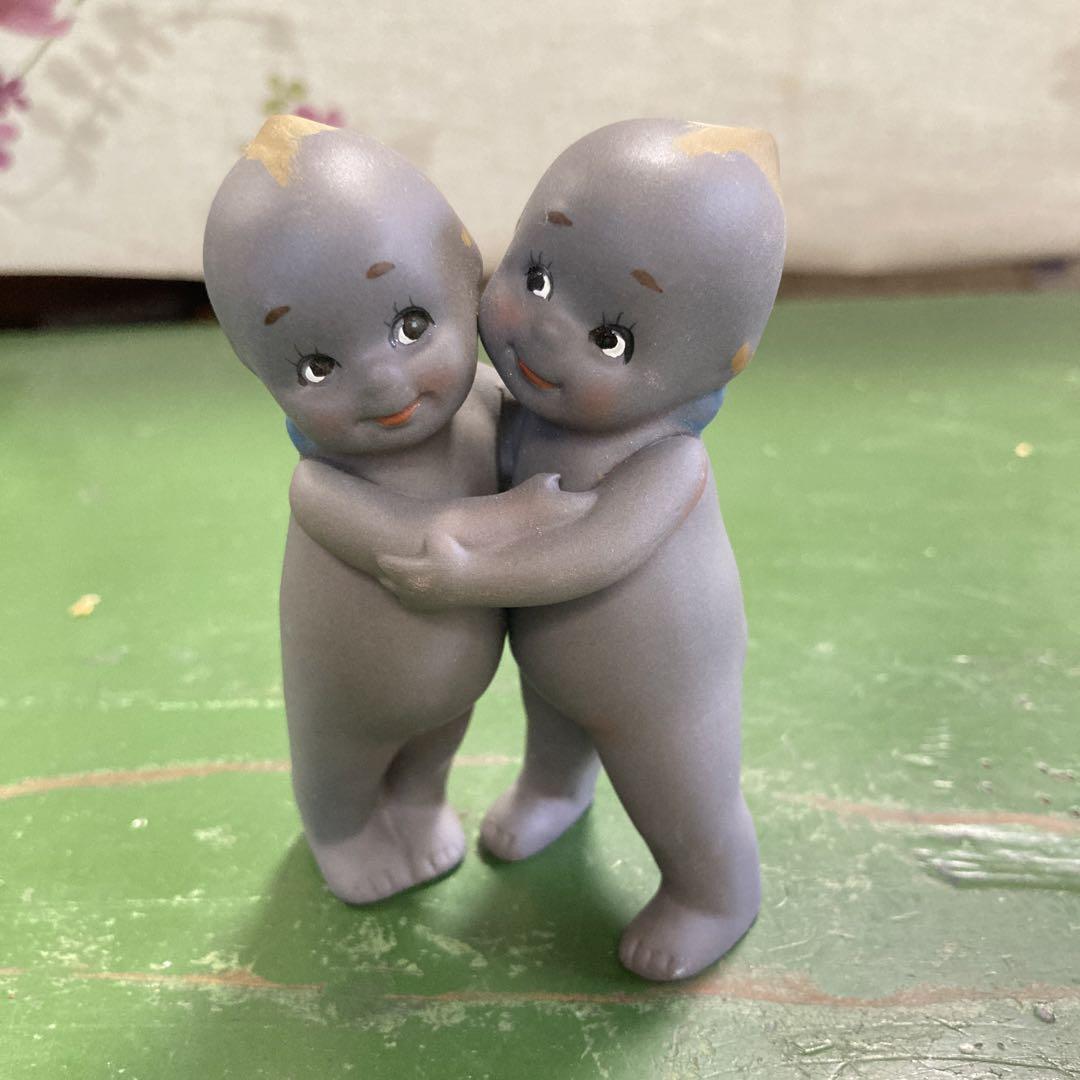 陶器製の黒キューピーちゃん （黒いキューピー人形｜開運