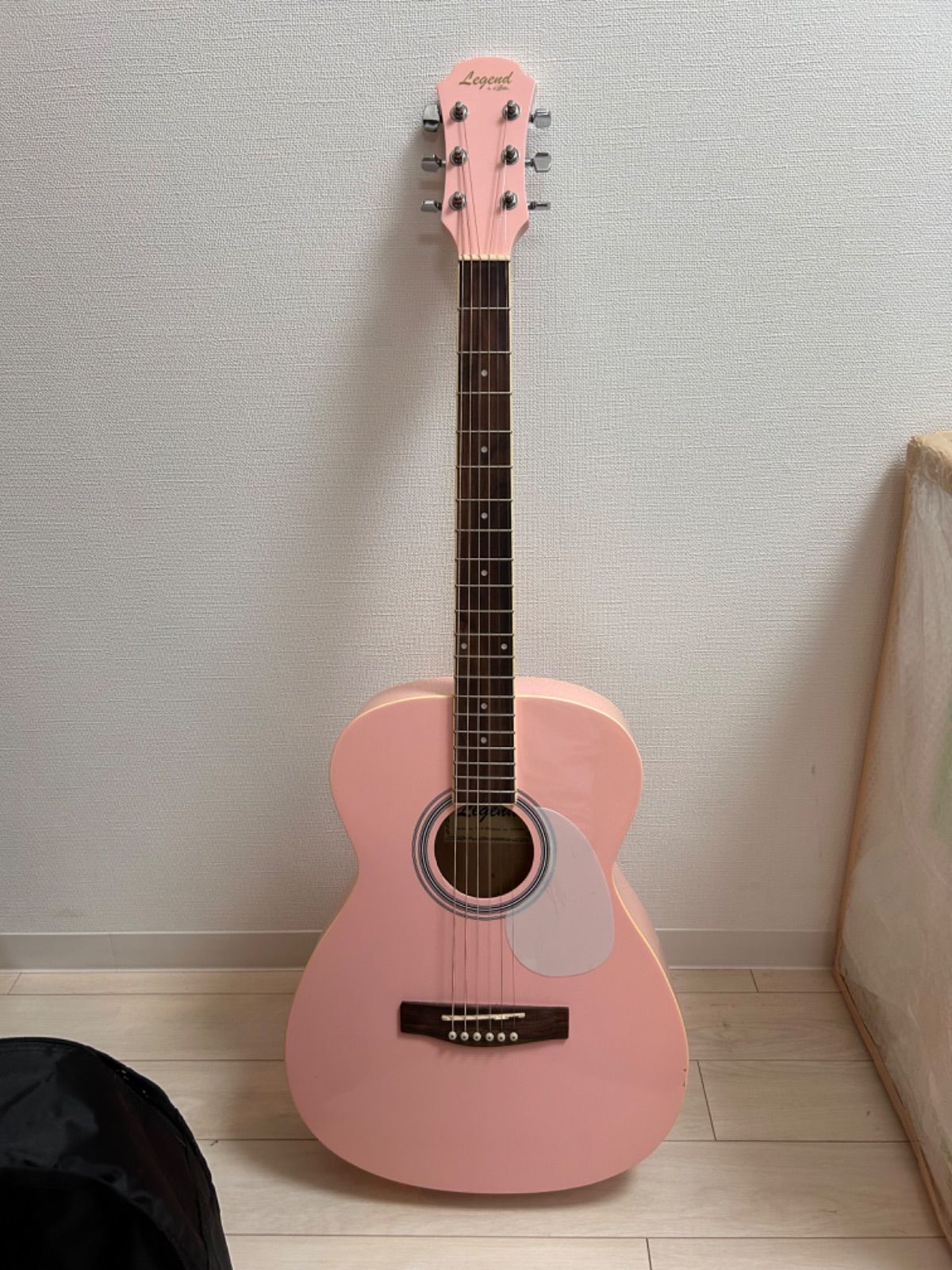 Legend アコースティックギター FG-15 KWPK ピンクのギター（★） LEGEND FG-15 Kawaii Pink アコースティックギター初心者12点