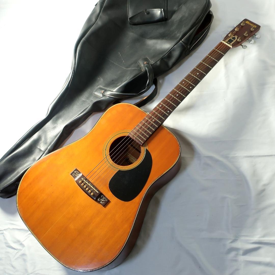 1974 Morris W-15 アコースティックギター ケース付き 1974 Morris W-15 アコースティックギター ケース付き（中古品