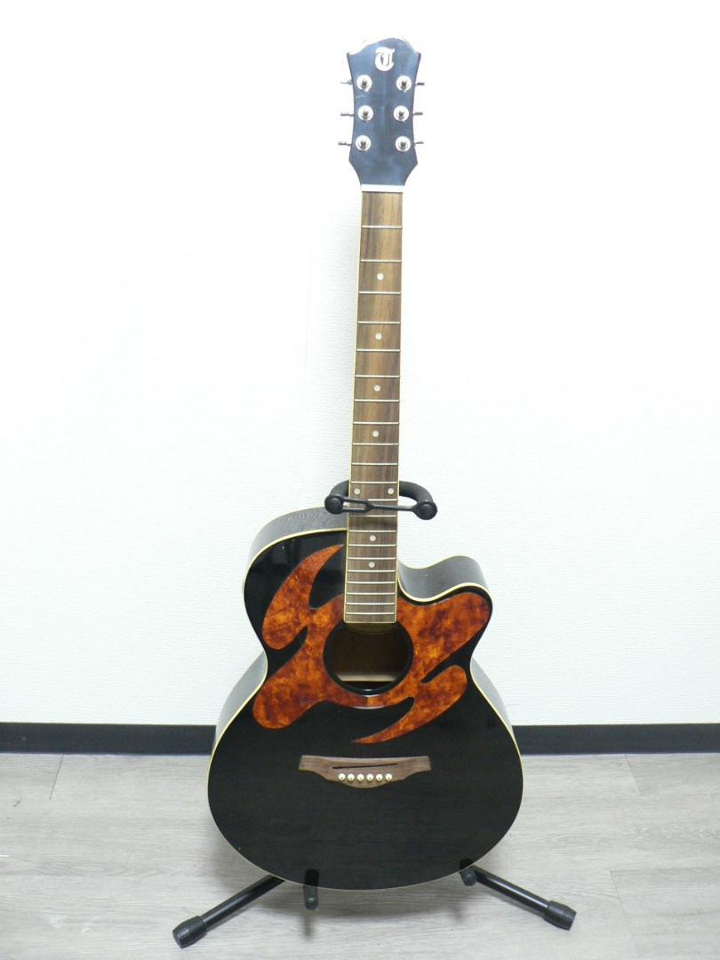 Triumph エレアコースティックギター・TEC-SPL TBK・ジャンク
