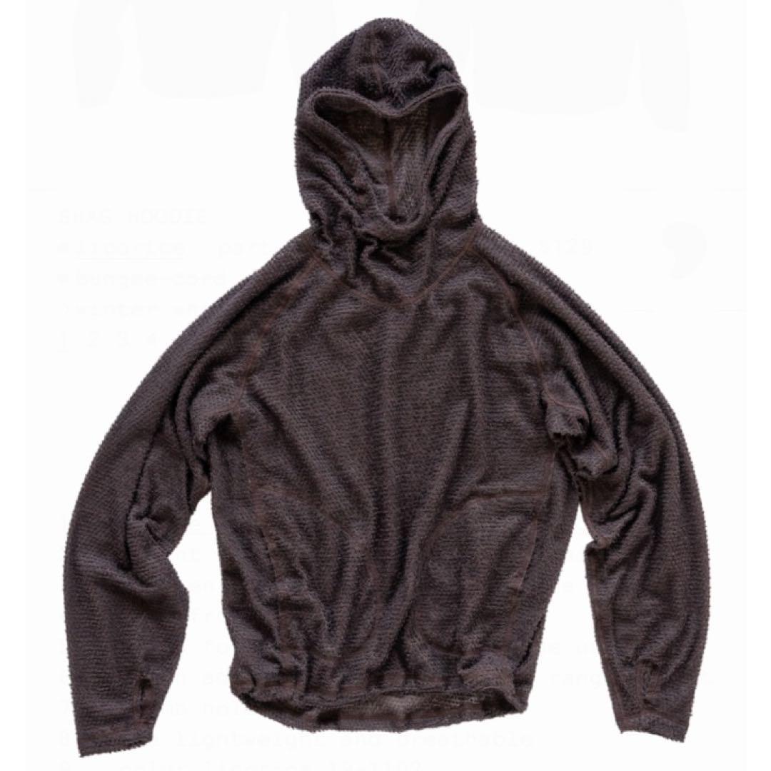 gnuhr / SHAG HOODIE (licorice) 6（gnuhr SHAG SWEATER v2.0
