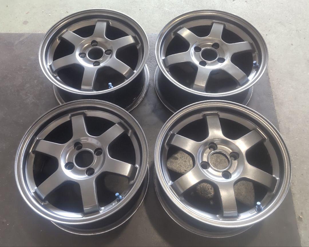 RAYS TE37 15/4H/100/6.5J ホイール4本（RAYS (4本セット価格