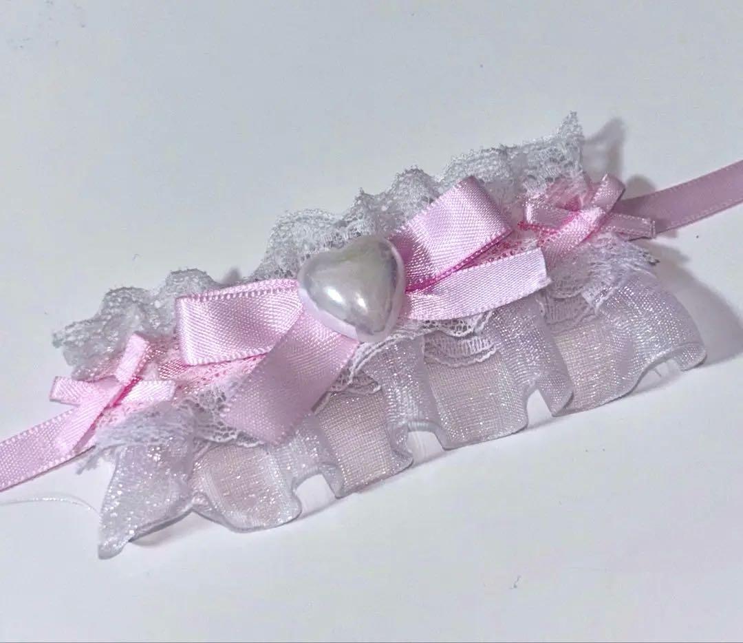 ●BABY● 初期 3つリボンヘッドドレス ピンク 未使用 1/3 涼し ドール ヘッドドレス ピンク
