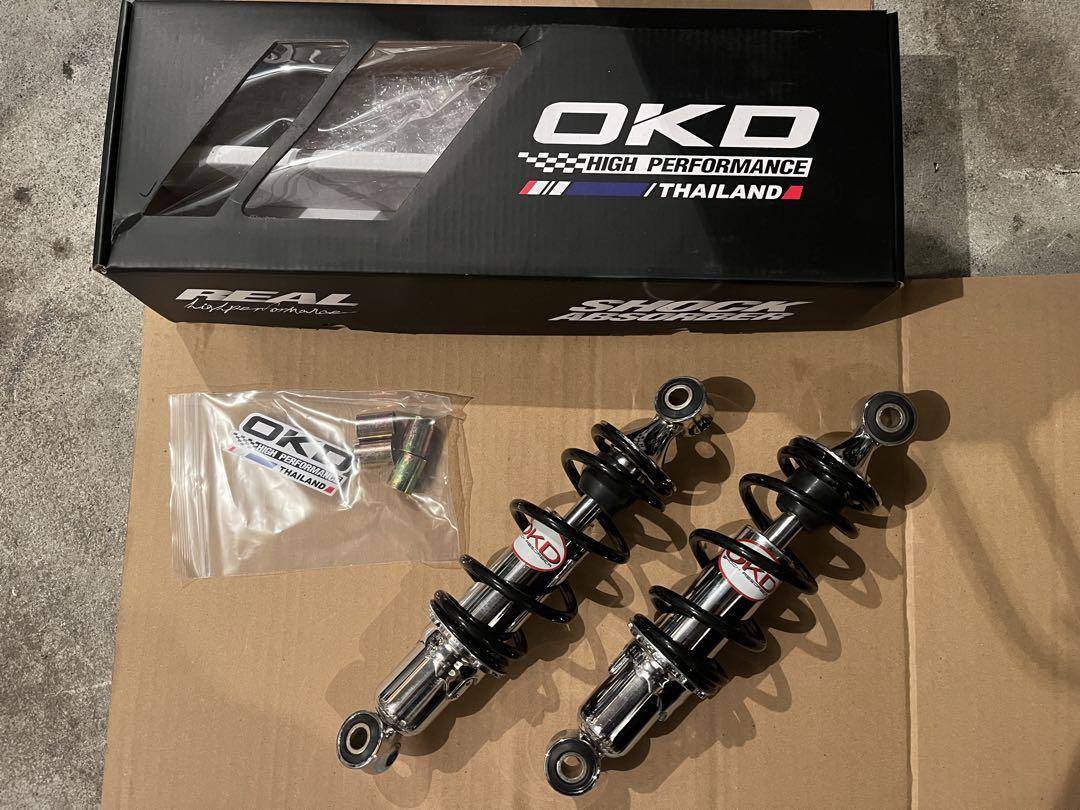 OKDショックアブソーバー リアサスペンション　240mm ショート加工済み OKD 240mm ブラック ショート加工 モンキー ゴリラ ダックス