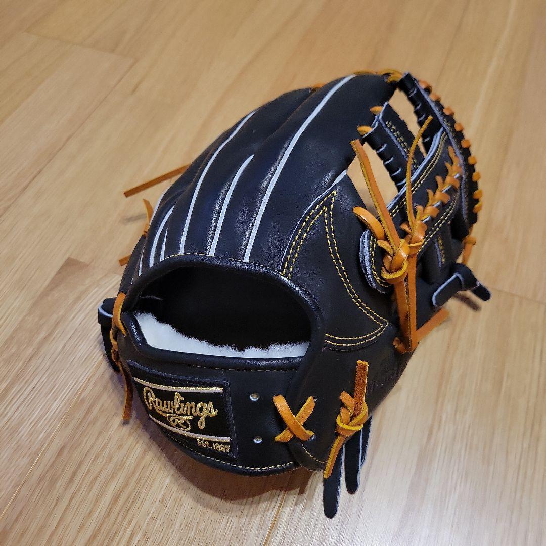 Rawlings 軟式グローブ 黒 （Rawlings 野球グローブ 黒