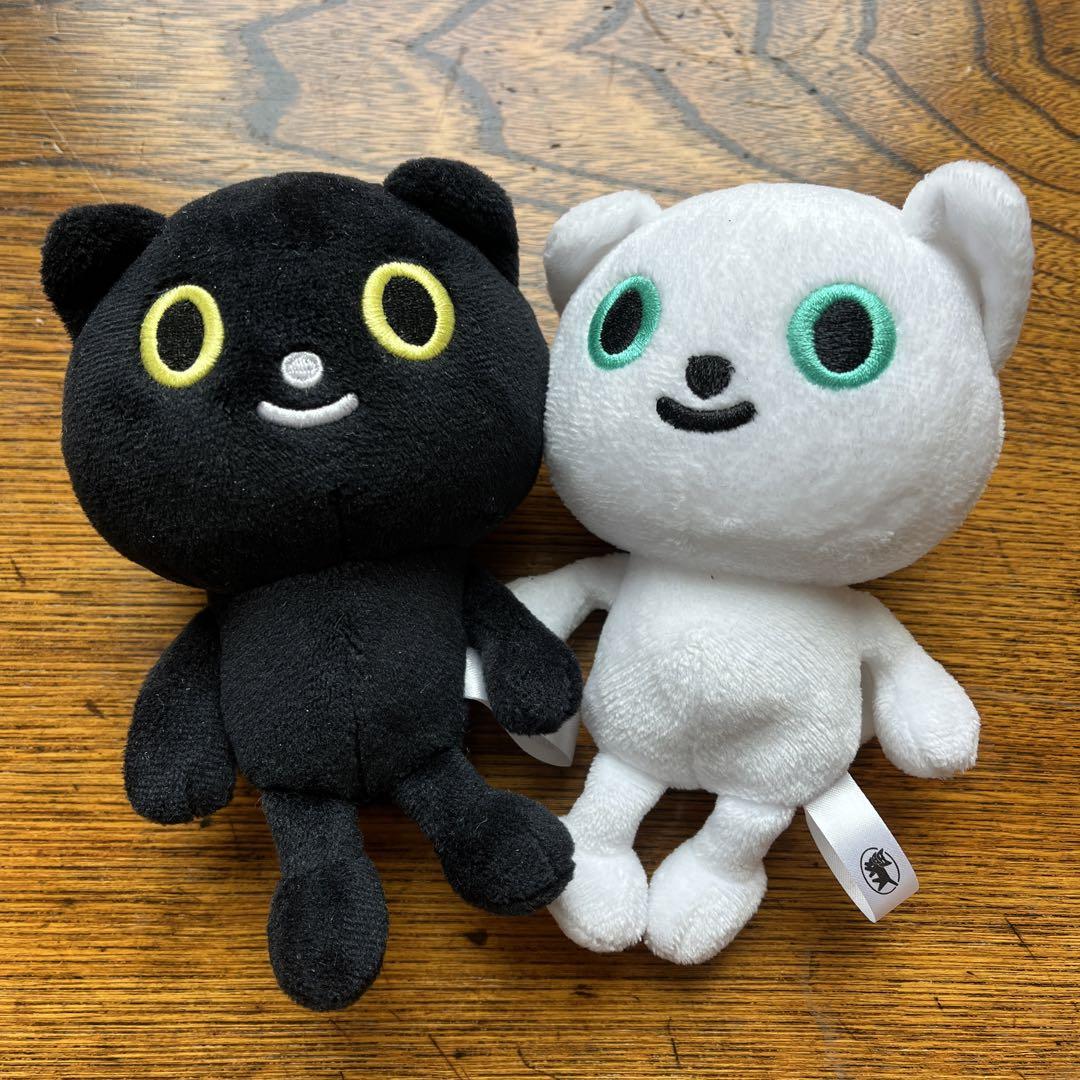 クロネコヤマト くろねこしろねこ人形 （クロネコヤマト