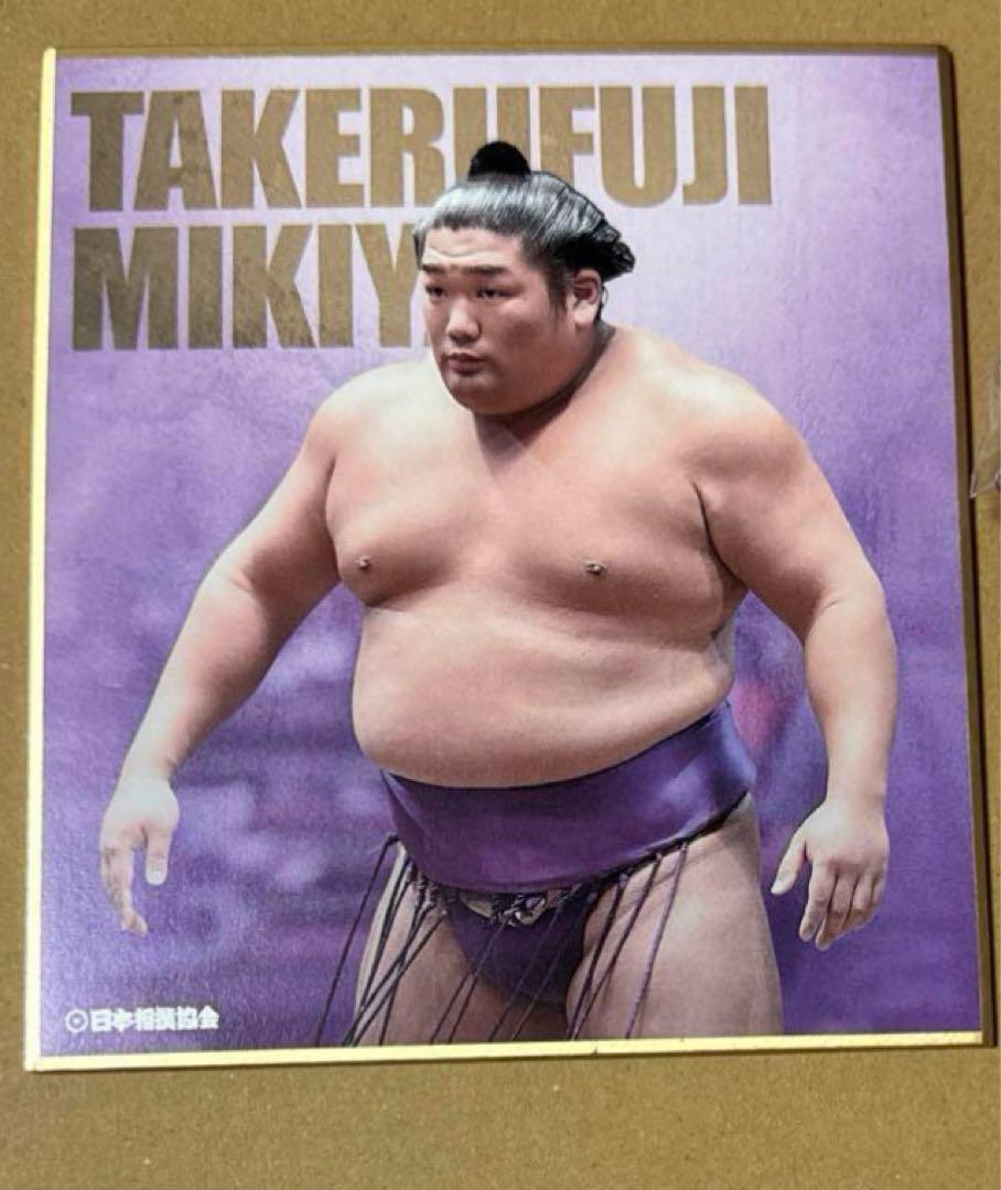 大相撲 力色紙 Vol.4 尊富士（大相撲歴代横綱一覧 明石志賀之助