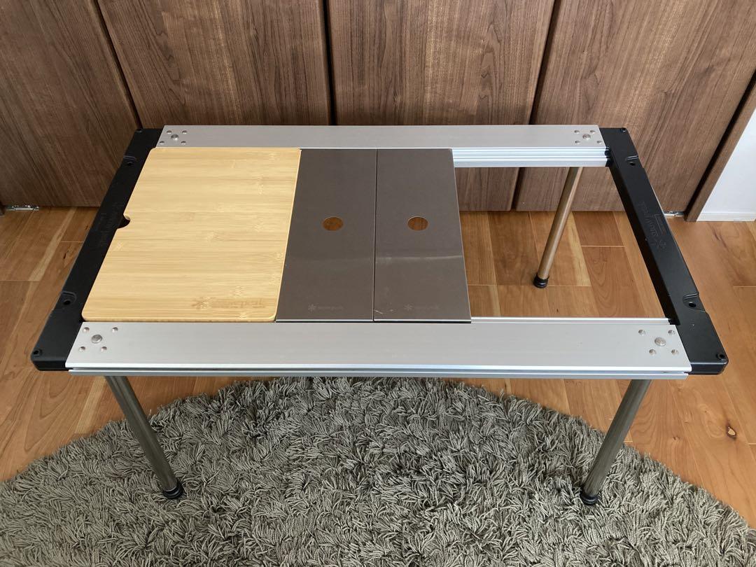 美品】スノーピーク IGTアイアングリルテーブル トレー 400脚