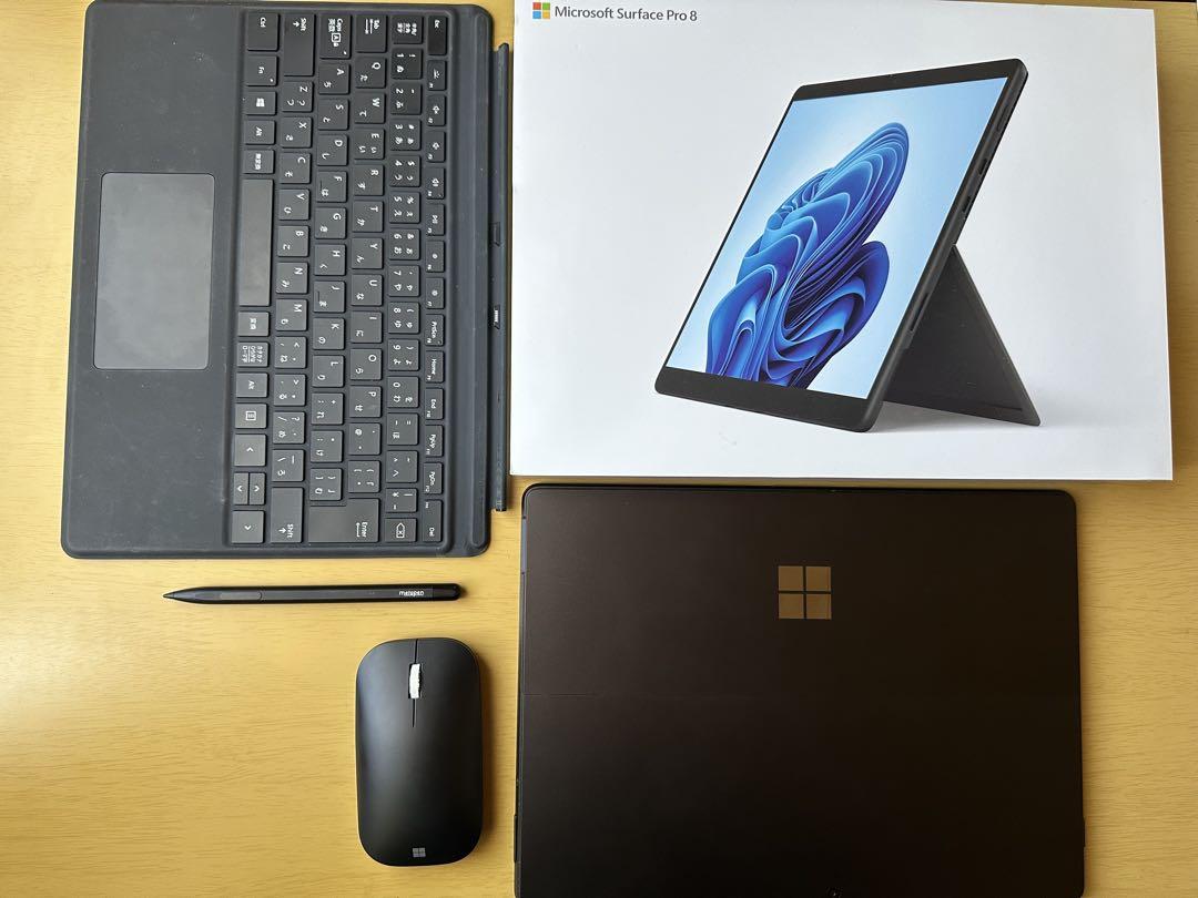 極美品Surface Pro8/8GB/256GB+純正キーボード+純正マウス Amazon | Surface Pro Signature キーボード プラチナ