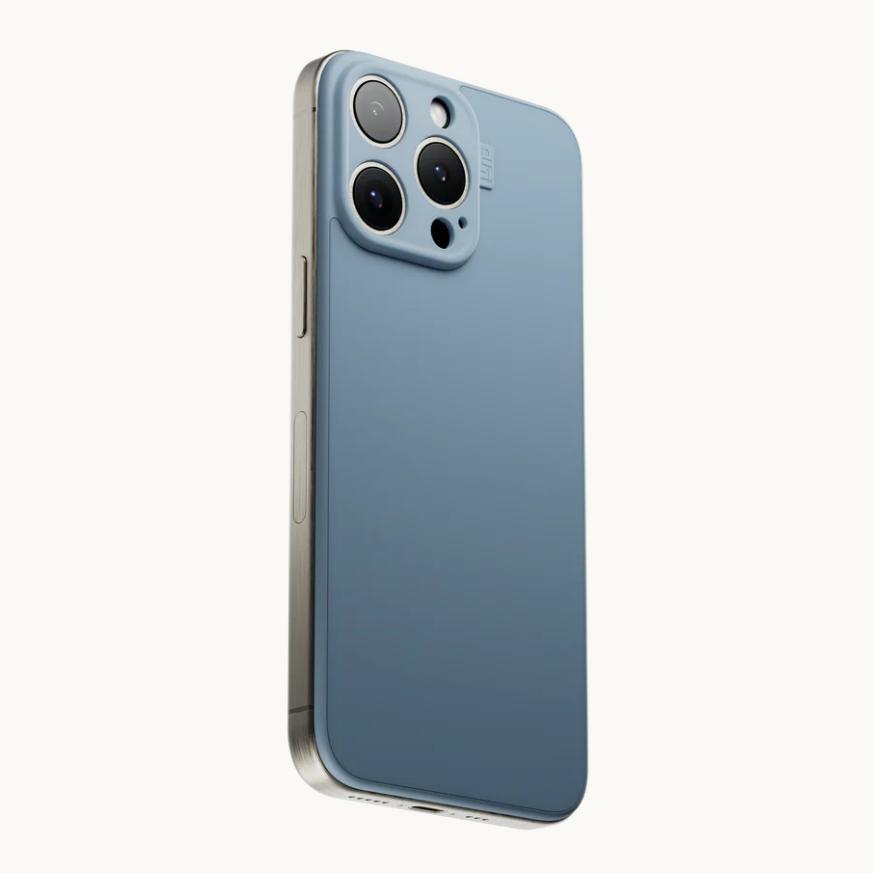 SUTI iPhone16 Pro Max PhoneBack シリコンブルー（Apple iPhone