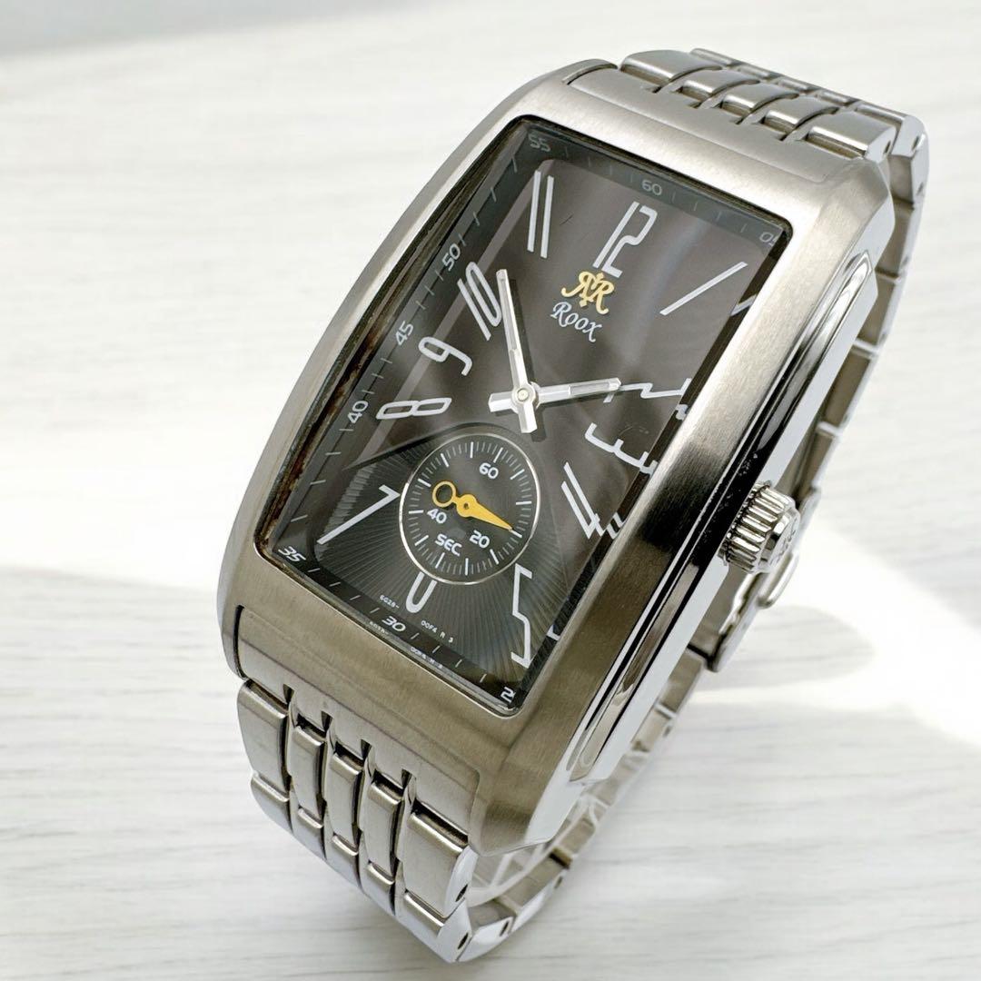 SEIKO ALBA ルークス 腕時計 メンズ レクタンギュラー スモセコ SS SEIKO ALBA ルークス 腕時計 メンズ レクタンギュラー スモセコ