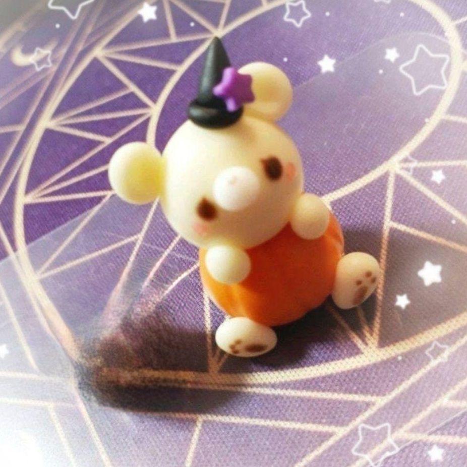 コスモス様用✿羊毛フェルト✿くまさんとかぼちゃ✿秋