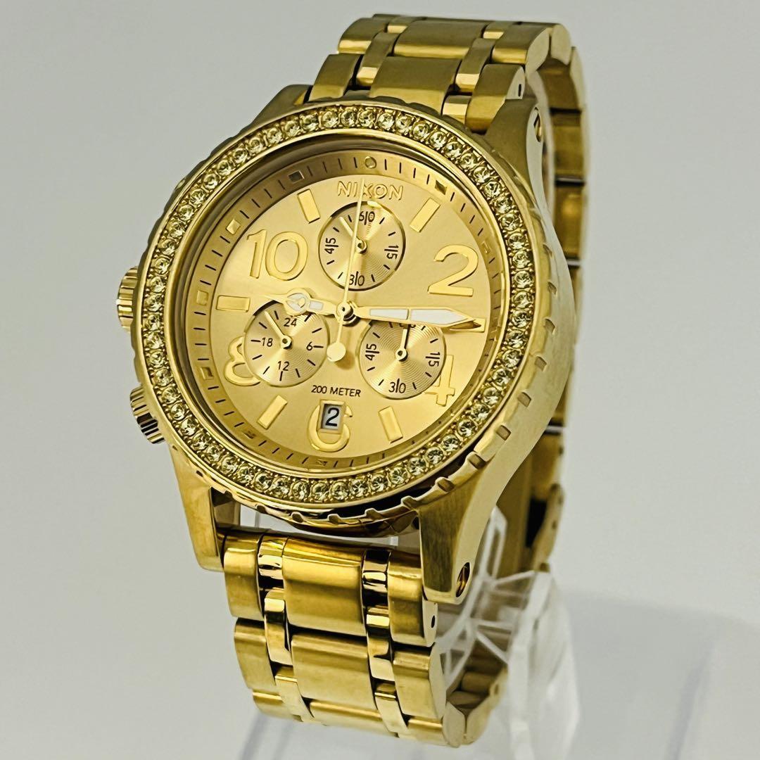 美品 電池新品 NIXON THE38-20 クロノグラフ レディース 美品 電池新品 NIXON THE38-20 クロノグラフ レディース 時計