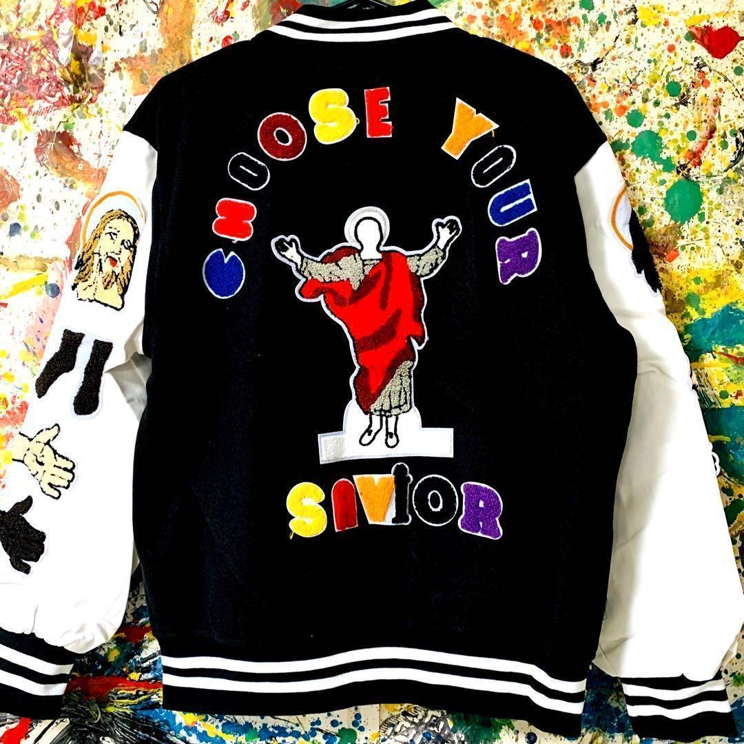 Jesus スタジャン アウター ラッパー HIPHOP メンズ 新品（AFGK