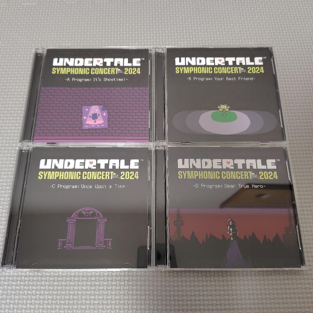 【新品】UNDERTALE コンサート 2024 4枚セット　限定品 UNDERTALE コンサート CD 2024 4枚セット 限定品 アンダーテール