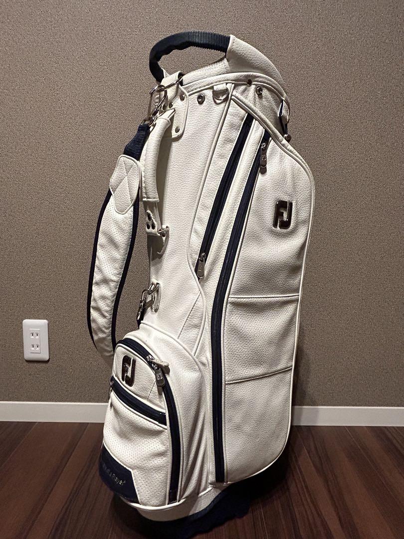 FootJoy ゴルフキャディバッグ ホワイト FootJoy フットジョイ Foot Joy スーペリア スタンドキャディ