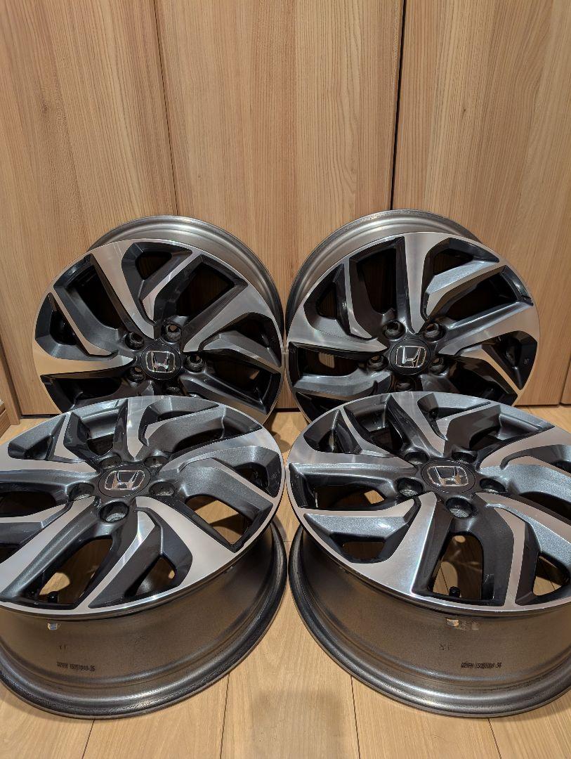 ステップワゴン RP 限定 ブラックスタイル 16インチ 純正 ホイールセット ステップ ワゴン HONDA ホンダ 純正 アルミホイール 16インチ