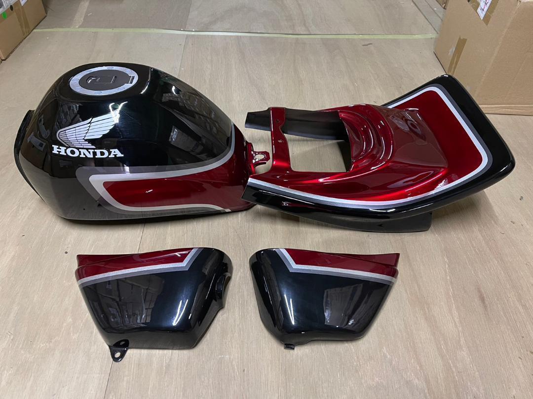 エイプ 外装セット ロゴ 黒赤2型 カラー/中古 美品 塗装後 未