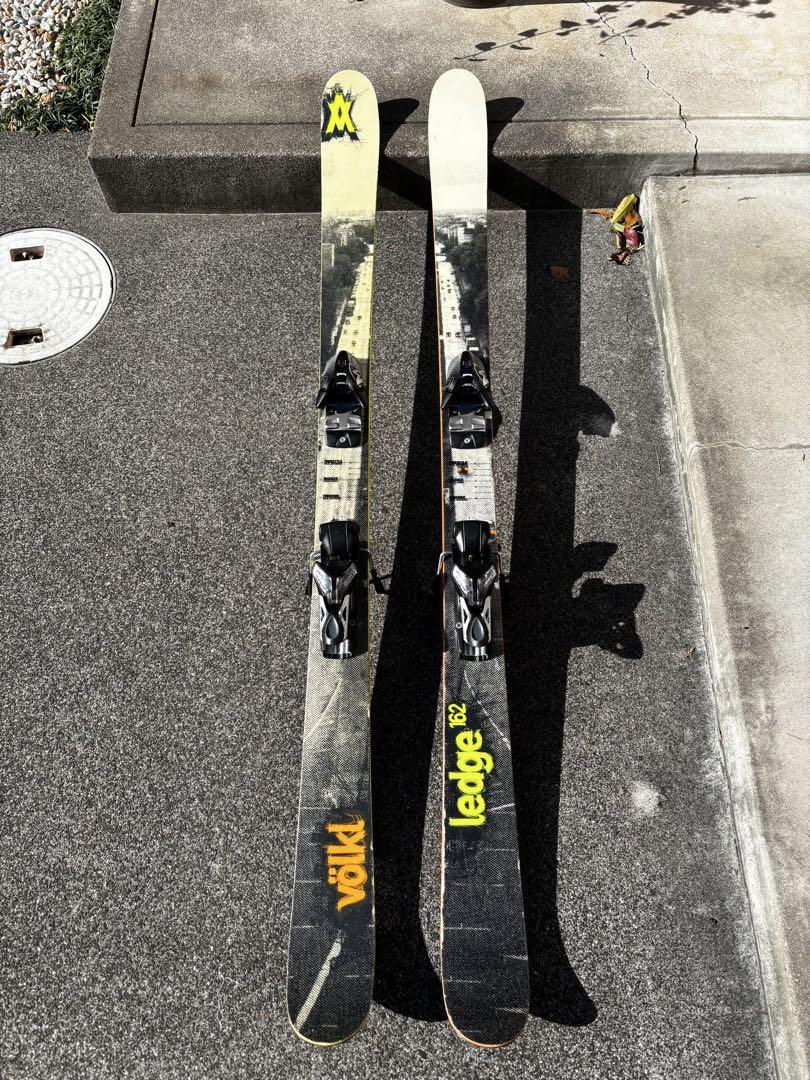 Völkl Ledge 162cm スキー バインディング付き、ストック2