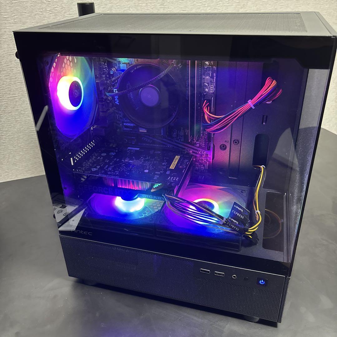 自作ゲーミングPC/Ryzen7 2700/16G/GTX1070Ti White! Build your own gaming PC for a great price of 120,000